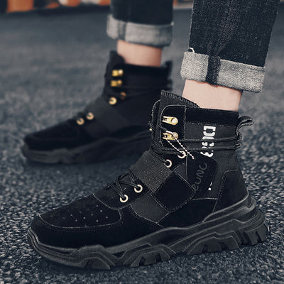 Botas de Trabajo Altas Estilo Británico para Hombre - Image 7