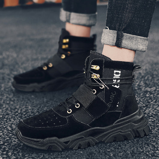 Botas de Trabajo Altas Estilo Británico para Hombre - Image 7