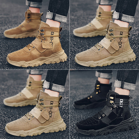 Botas de Trabajo Altas Estilo Británico para Hombre - Image 2