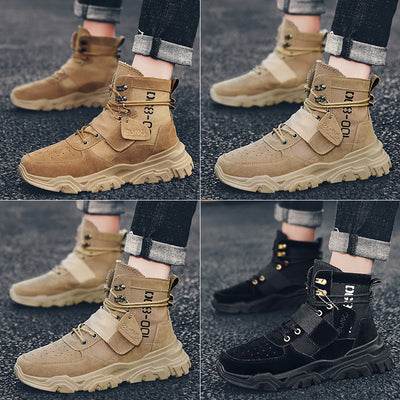 Botas de Trabajo Altas Estilo Británico para Hombre - Image 2