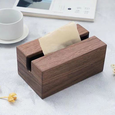 Caja Dispensadora de Pañuelos en Madera Maciza - Diseño Minimalista Japonés - Image 8