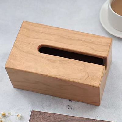 Caja Dispensadora de Pañuelos en Madera Maciza - Diseño Minimalista Japonés - Image 10