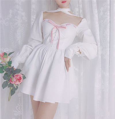 Vestido Retro Palacio con Mangas Linterna - Estilo Francés Elegante - Image 9