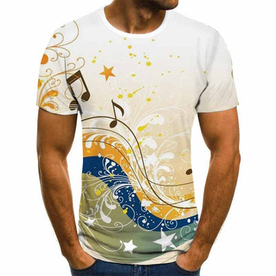 Playera Estampada con Diseño Remolino de Colores - Image 12