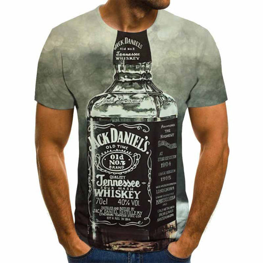 Playera Estampada con Diseño Remolino de Colores - Image 25