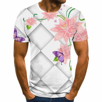 Playera Estampada con Diseño Remolino de Colores - Image 4