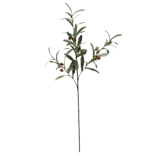 Rama Decorativa de Olivo con Frutos - Estilo Nórdico Minimalista para el Hogar