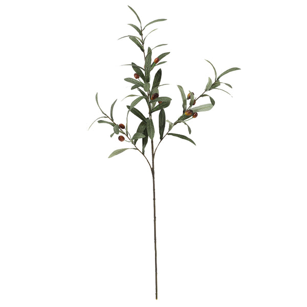 Rama Decorativa de Olivo con Frutos - Estilo Nórdico Minimalista para el Hogar