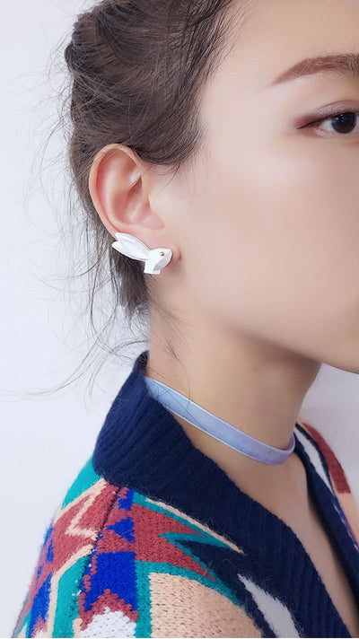 Aretes Conejo Creativos para Mujer - Diseño Original Minimalista y Elegante - Image 10