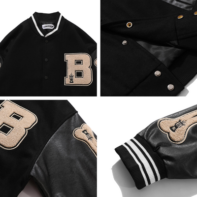 Uniforme de Béisbol con Mangas de Cuero y Costuras Reforzadas - Image 4