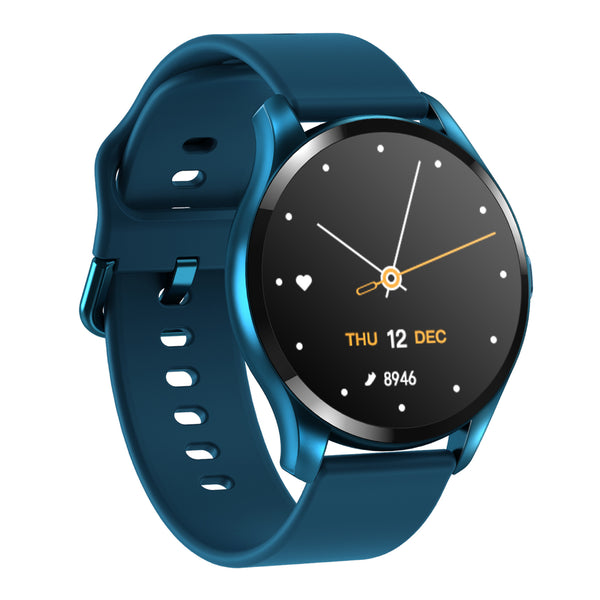 Reloj Deportivo Inteligente con Pantalla Redonda, Monitor de Frecuencia Cardíaca y Presión Arterial