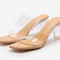 Sandalias de Tacón Cristal Transparente Estilo Hada - Cómodas y Elegantes