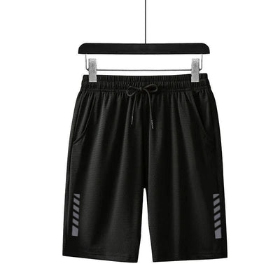 Pantalones Cortos Holgados de Seda Helada Transpirable Talla Grande Juvenil - Image 10