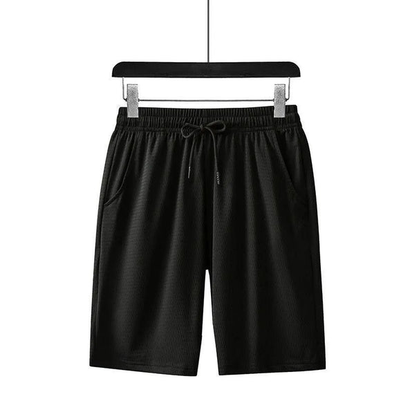 Pantalones Cortos Holgados de Seda Helada Transpirable Talla Grande Juvenil