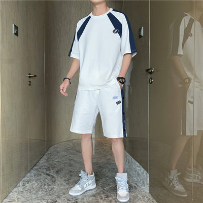 Conjunto Deportivo Casual Coreano para Hombre - Shorts y Playera - Image 7
