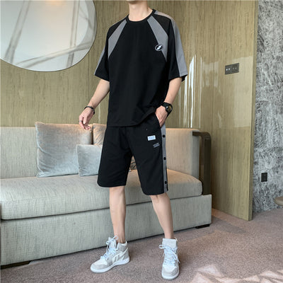 Conjunto Deportivo Casual Coreano para Hombre - Shorts y Playera - Image 2