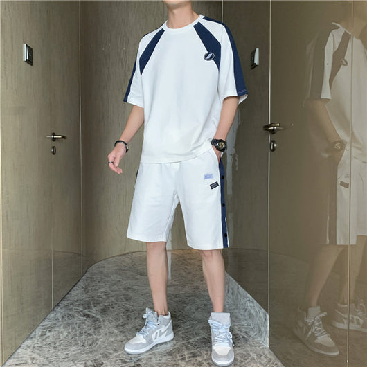 Conjunto Deportivo Casual Coreano para Hombre - Shorts y Playera - Image 4