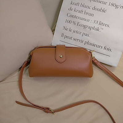 Bolsa Médico Vintage de Cuero Curtido al Natural con Asa Clip