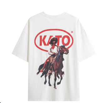 Camiseta Suelta de Manga Corta para Hombre - Estilo Urbano Verano