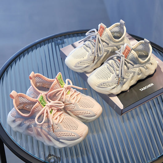 Zapatos Deportivos Tejidos Transpirables con Suela Flexible para Niños - Image 11
