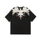 Camiseta Oversize Casual para Hombre con Estampado Retro Abstracto