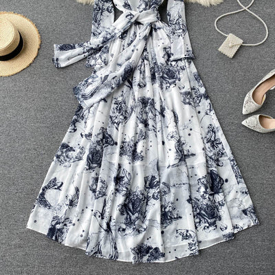 Falda Larga de Diseño Estampado para Vacaciones de Verano - Image 4