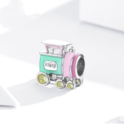 Pulsera de Cuentas Tren Colorido con Efecto Óleo - Joyería Infantil - Image 10