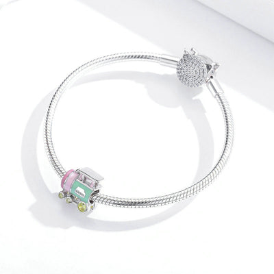 Pulsera de Cuentas Tren Colorido con Efecto Óleo - Joyería Infantil - Image 9