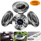 4 Piezas, 12 LED, Luz Blanca