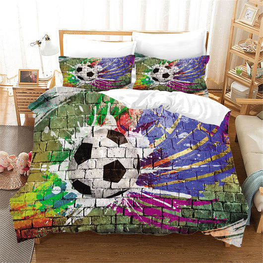 Juego de Cama Deportivo Fútbol de Tres Piezas - Image 11