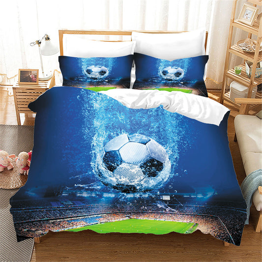 Juego de Cama Deportivo Fútbol de Tres Piezas - Image 2