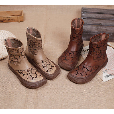 Zapatos de Cuero Retro con Perforaciones - Estilo Vintage Auténtico - Image 8