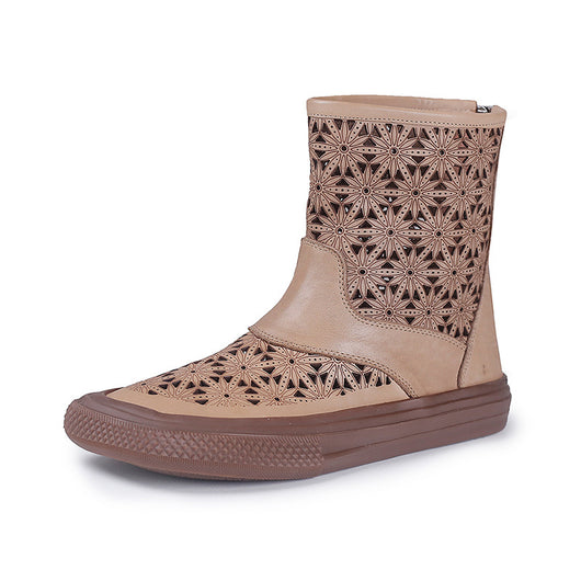 Zapatos de Cuero Retro con Perforaciones - Estilo Vintage Auténtico - Image 3