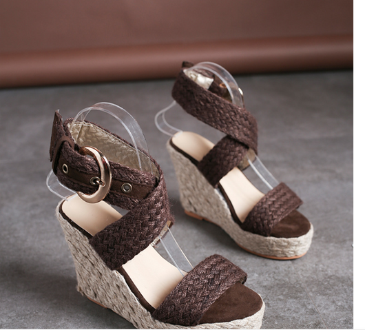 Sandalias Bohemias con Hebilla Romana para Mujer