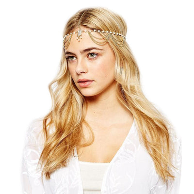 Diadema de Perlas con Borlas - Tendencia de Moda Europea y Americana - Image 7