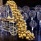 Arco Decorativo de Globos Dorados Metalizados 12 Pulgadas
