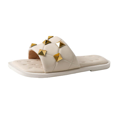 Chanclas de Playa Cómodas con Suela Suave y Detalles de Remaches - Image 12