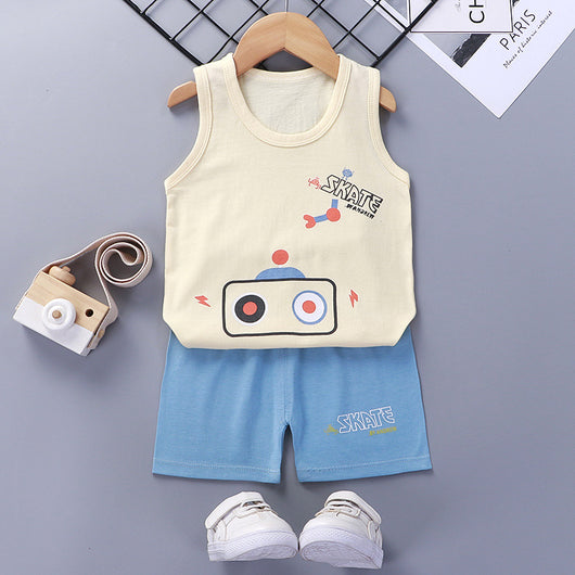 Conjunto de Shorts y Chaleco de Algodón para Niña - Verano Fresco - Image 10