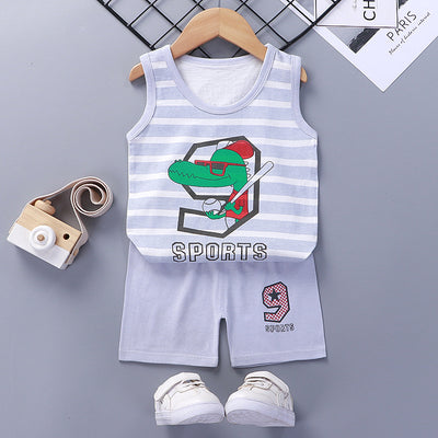 Conjunto de Shorts y Chaleco de Algodón para Niña - Verano Fresco - Image 13