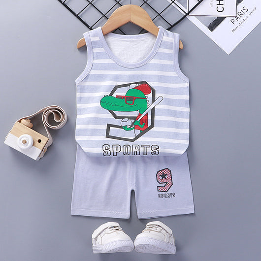 Conjunto de Shorts y Chaleco de Algodón para Niña - Verano Fresco - Image 13