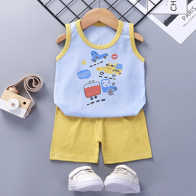 Conjunto de Shorts y Chaleco de Algodón para Niña - Verano Fresco - Image 12