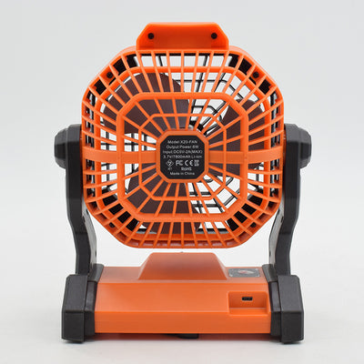 Ventilador Camping Portátil 2 en 1 con Luz LED - Image 4