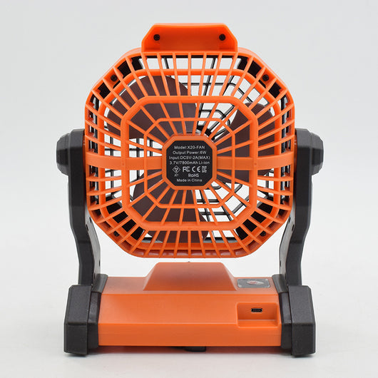 Ventilador Camping Portátil 2 en 1 con Luz LED - Image 3