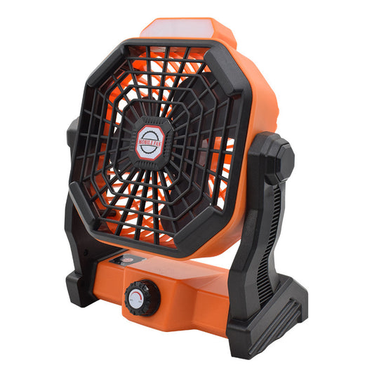 Ventilador Camping Portátil 2 en 1 con Luz LED - Image 5