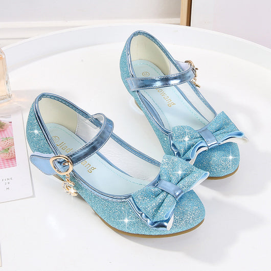 Zapatos de Cuero con Cristales para Niñas - Diseño Elegante y Moderno - Image 2