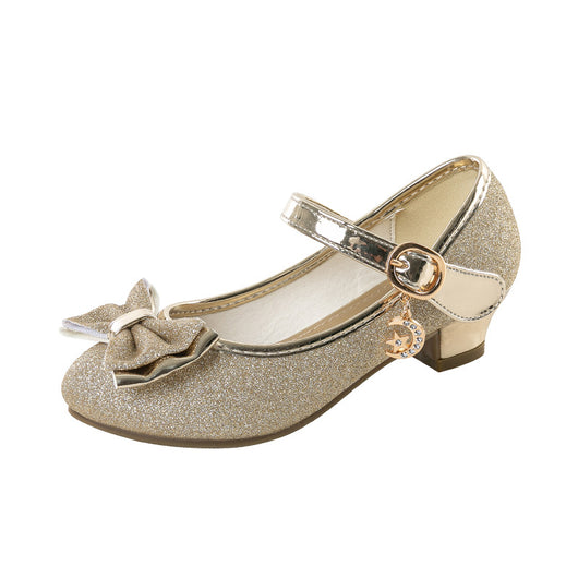 Zapatos de Cuero con Cristales para Niñas - Diseño Elegante y Moderno - Image 3