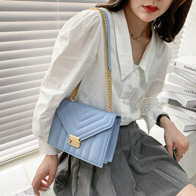 Bolso Bandolera Un Hombro con Cadena de Malla para Mujer - Image 18