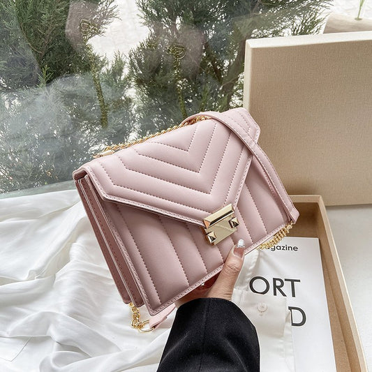 Bolso Bandolera Un Hombro con Cadena de Malla para Mujer - Image 2