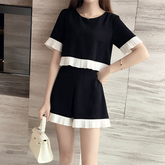 Conjunto de Dos Piezas para Mujer Talla Grande: Short Ancho y Blusa Suelta Ideal para Verano - Image 7