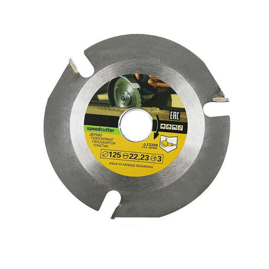 Disco de Carburo para Tallado de Raíces y Trabajos en Madera